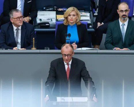 German Liberty ‘Under Threat’ States the Chancellor as He Warns Against ‘Forced Settlement’ in the Eastern European Nation
