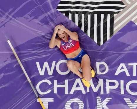 Moon wins third world championship pole vault title in thrilling Japanese competition