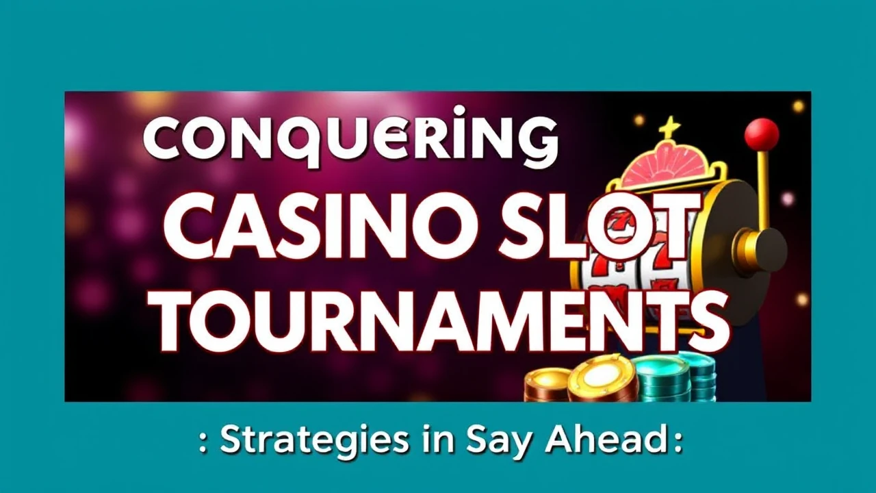 Conquering Casino Slot Tournaments: Strategies to Stay Ahead