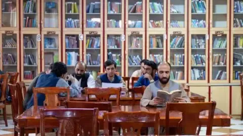 The governing authority ban textbooks authored by women writers from Afghanistan's universities
